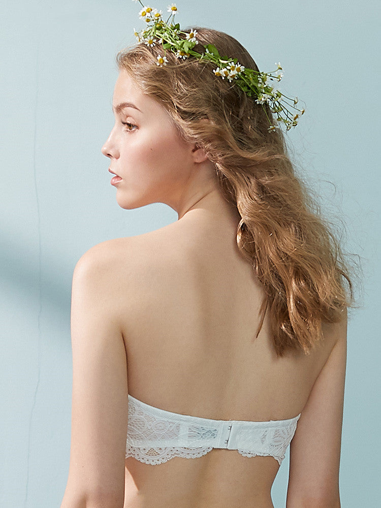 Half Cup Comfortable Lace Thin Bra