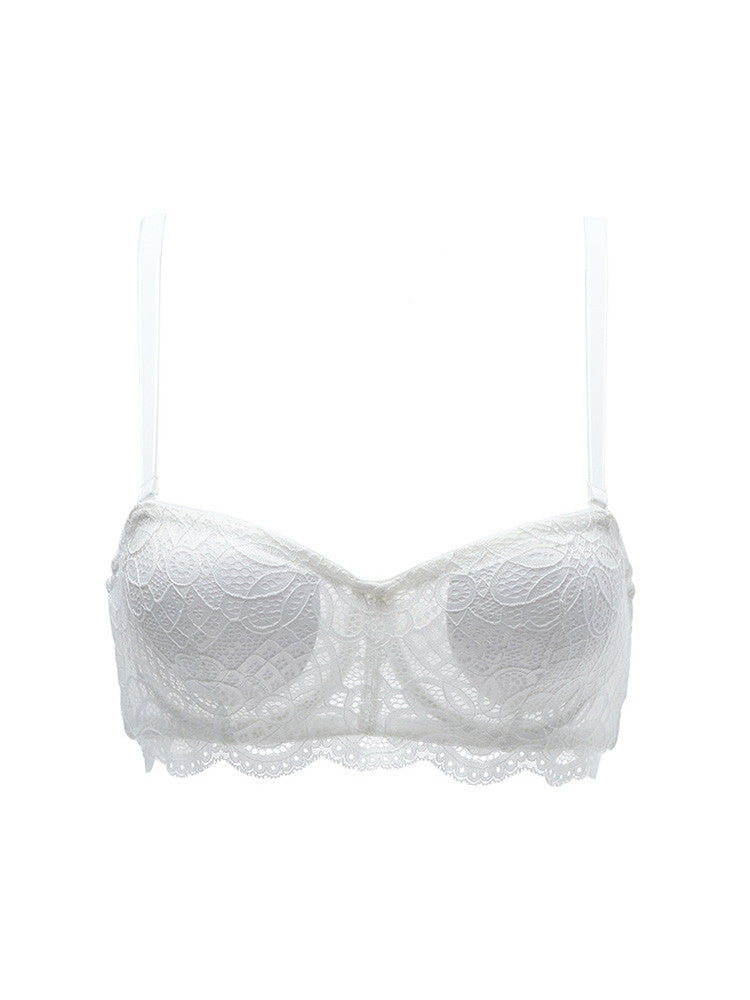 Half Cup Comfortable Lace Thin Bra