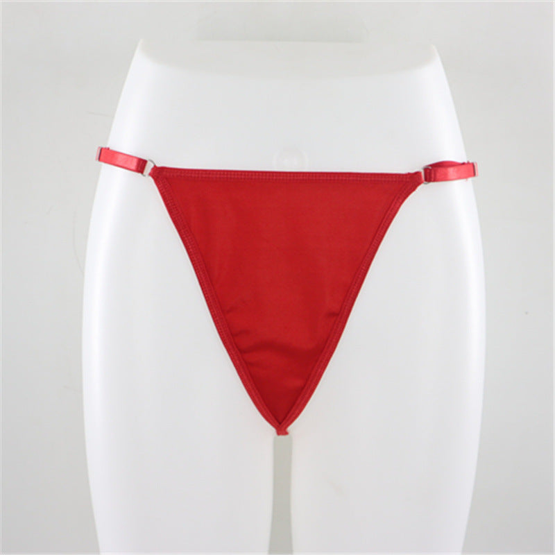 Alloy Letter Pendant Metal Chain Belt Underwear