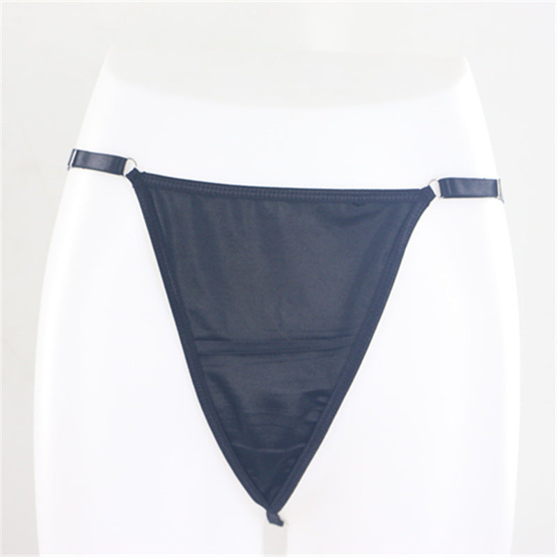Alloy Letter Pendant Metal Chain Belt Underwear