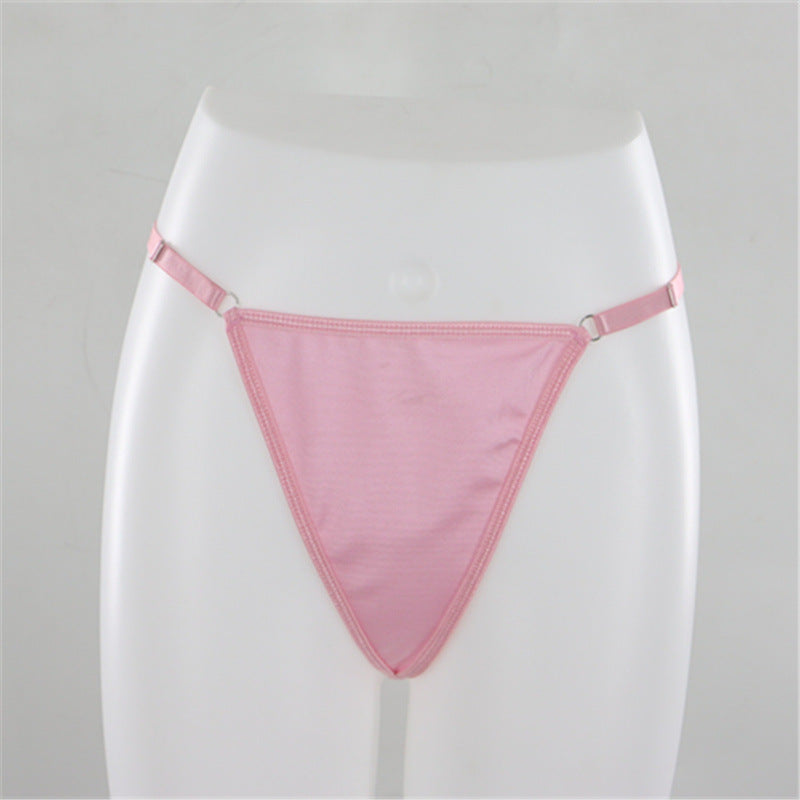 Alloy Letter Pendant Metal Chain Belt Underwear