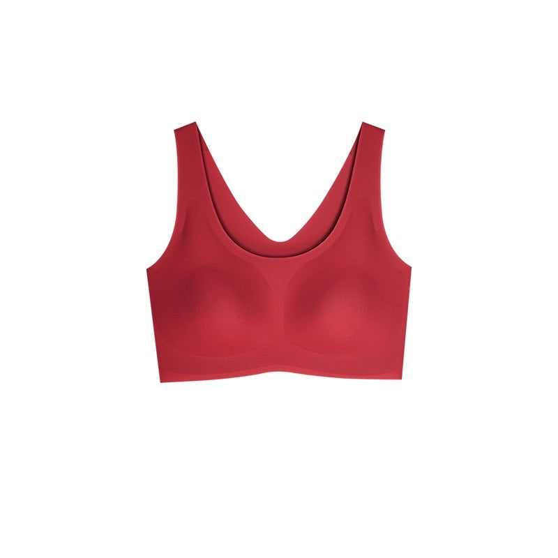 No Size Braces Vest Style Comfortable Seamless Underwired Bra Underwear