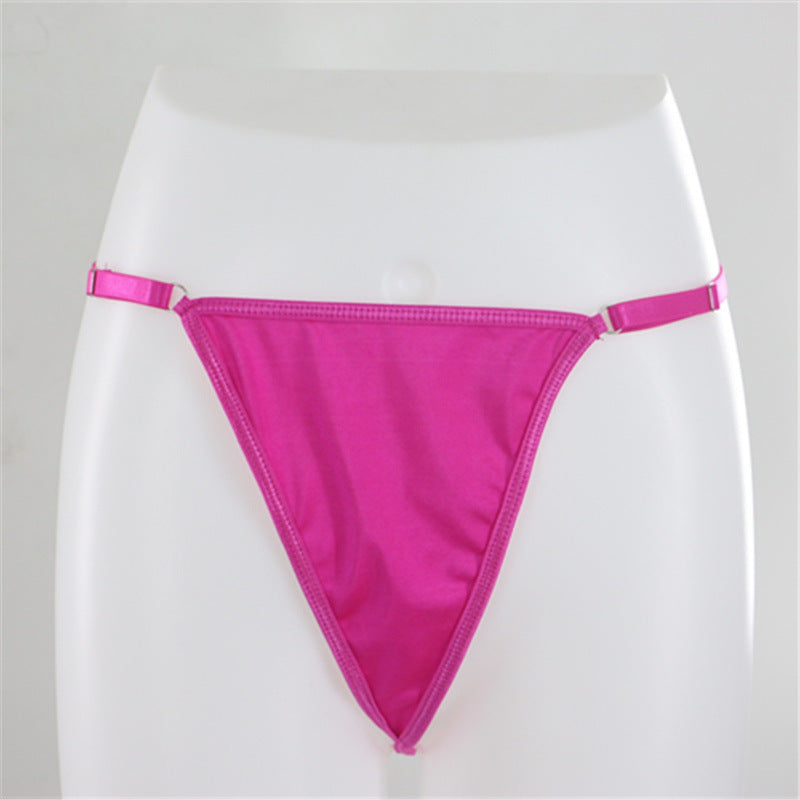 Alloy Letter Pendant Metal Chain Belt Underwear