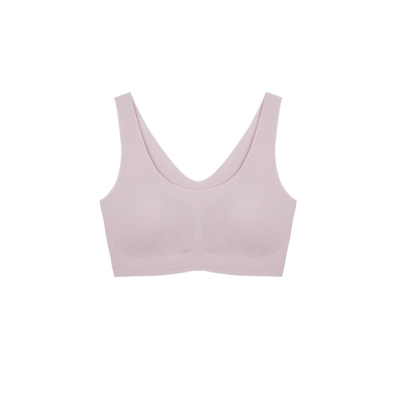 No Size Braces Vest Style Comfortable Seamless Underwired Bra Underwear