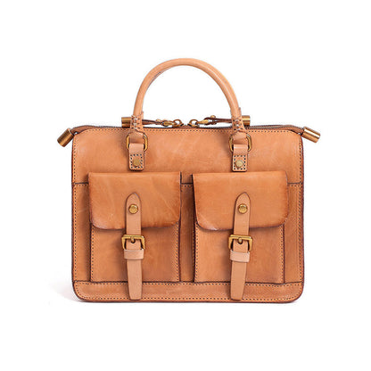Retro Top Layer Cowhide Shoulder Messenger Bag