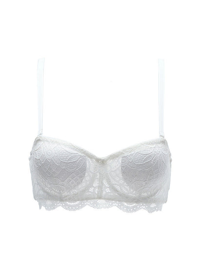 Half Cup Comfortable Lace Thin Bra