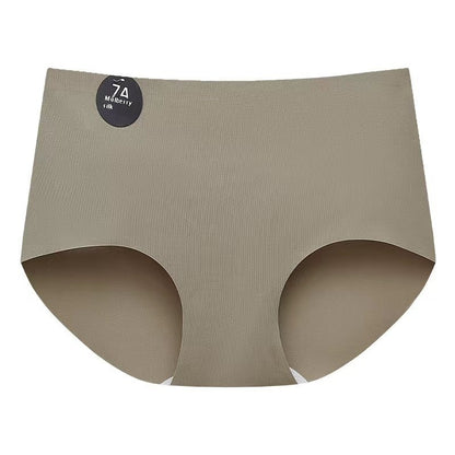 Yoga Fitness Seamless Underwear Ladies Mid Waist Sports Triangle Shorts