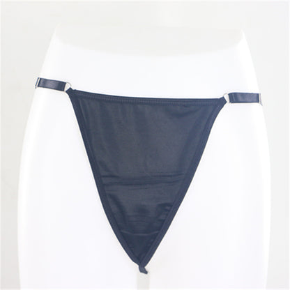 Alloy Letter Pendant Metal Chain Belt Underwear