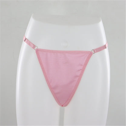 Alloy Letter Pendant Metal Chain Belt Underwear