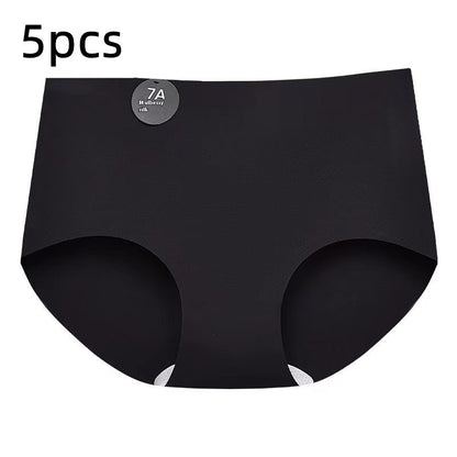 Yoga Fitness Seamless Underwear Ladies Mid Waist Sports Triangle Shorts