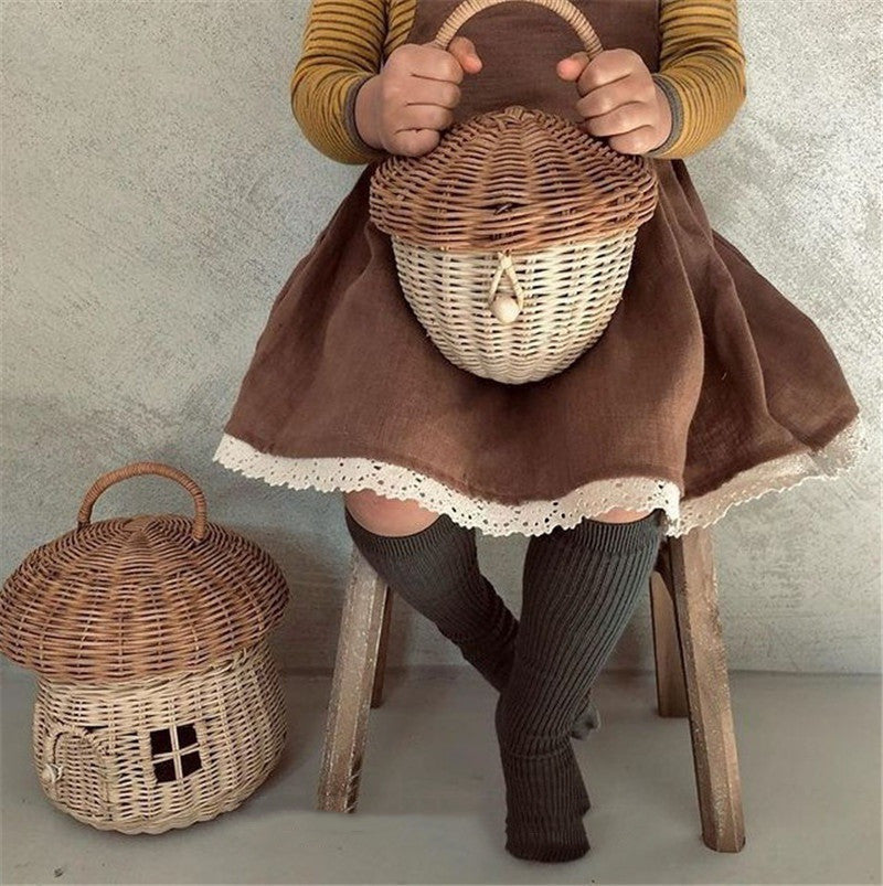 Hand-woven Bags For Little Girls