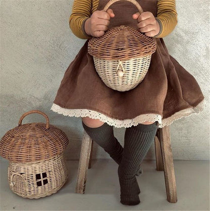 Hand-woven Bags For Little Girls